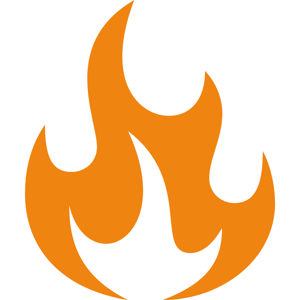 Fire flame orange