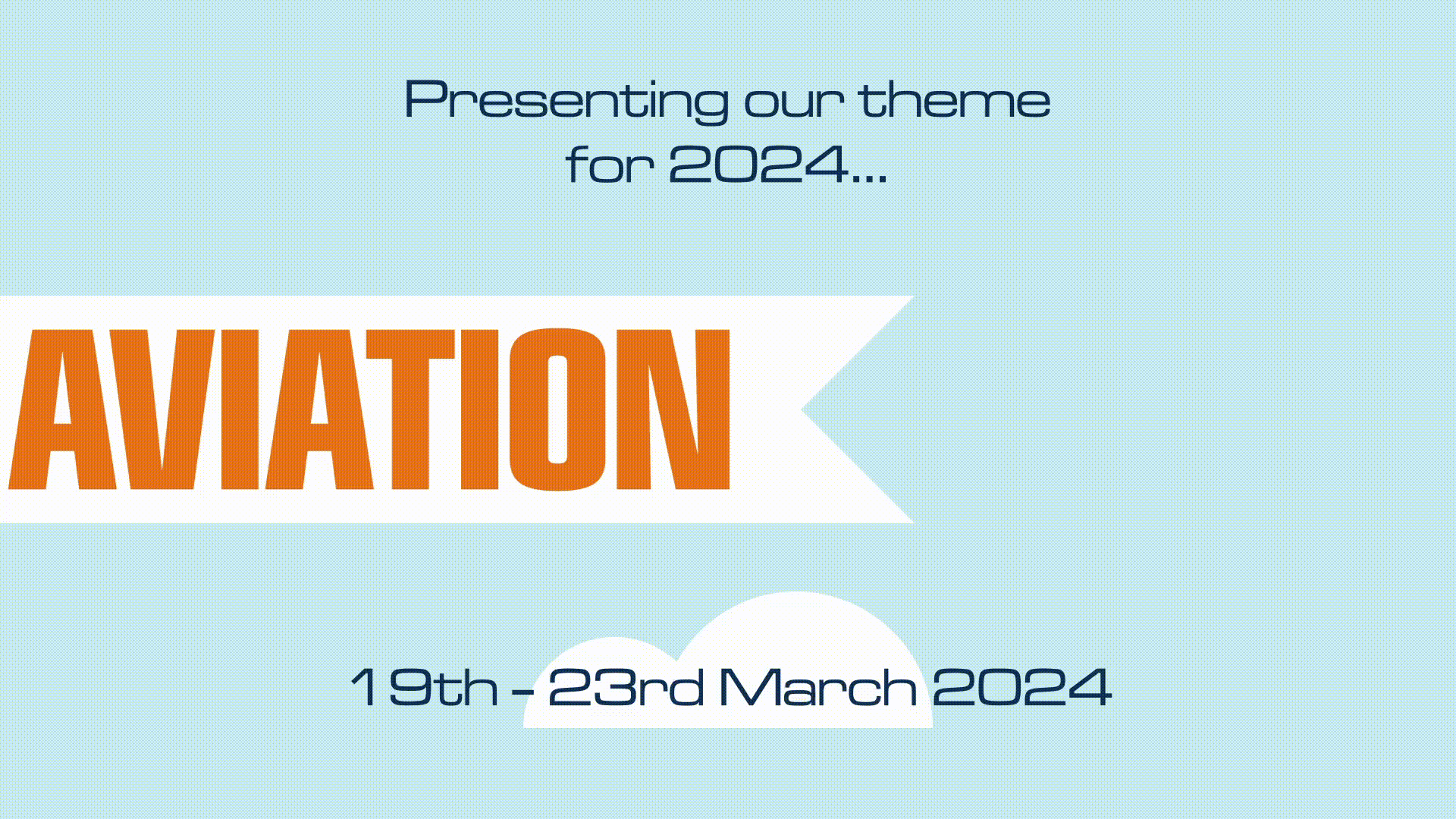 An animation for the SQLBits theme for 2024, Aviation, coming to life